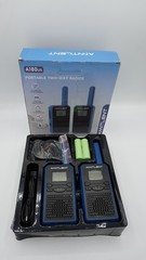 2 Pack Set Long Range Walkie Talkie Two Way Radio Charge Waterproof Best