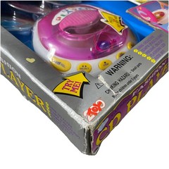 Vintage 2000 Fashion Talking CD Player W/ 4 CD Over 100 Songs!! New In Box