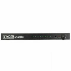 4K HDMI Splitter 1 in 8 Out, Powered 8 Port hdmi splitters Multi Monitor Outputs