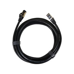 CAT8 Ethernet Cable Super Speed 40Gbps LAN 3ft 6ft 10ft 25ft Black Gold