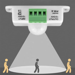 Motion Sensor Switch DC 12V-24V 8A Motion Sensor Motion Sensor Infrared PIR LED