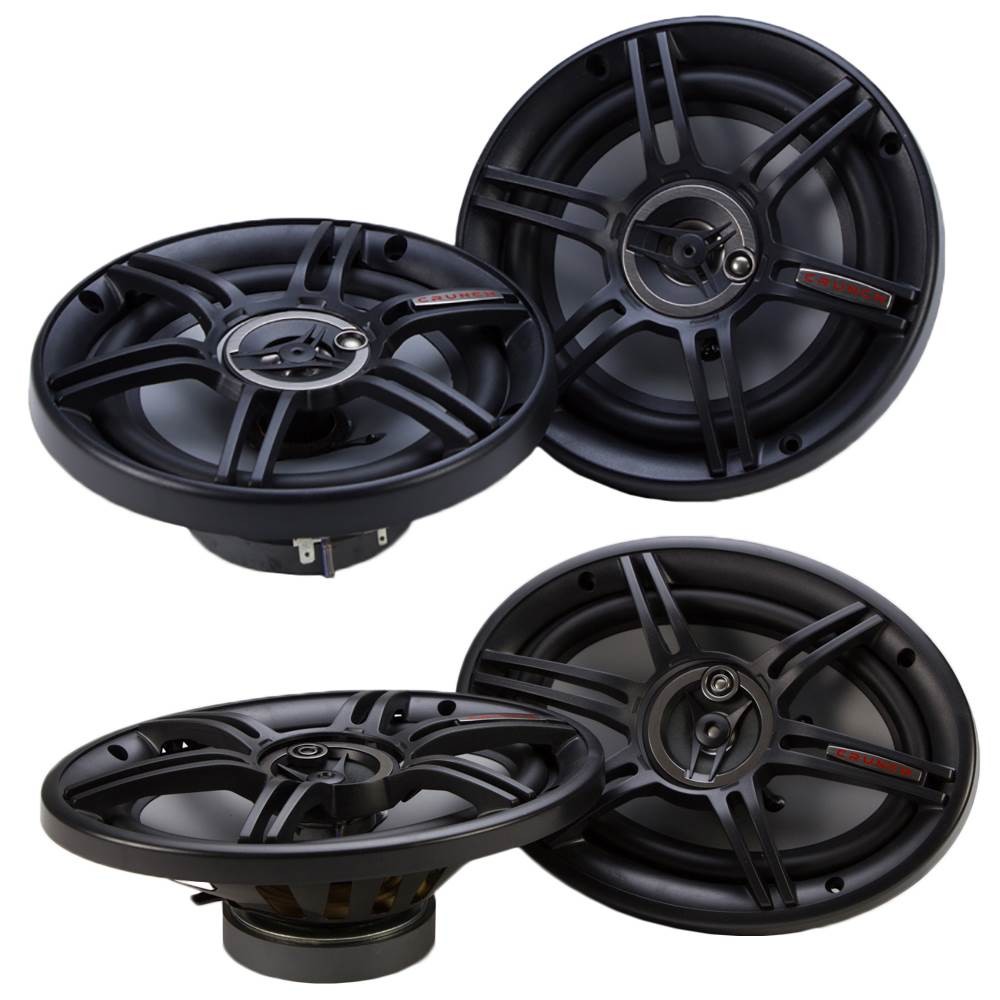 Crunch 300 Watts 6.5-Inch CS Speakers + 400 Watts 6×9 Inches Coaxial CS Speakers