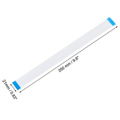 20 Pins 1mm Pitch 250mm FPC FFC Flexible Flat Cable 5Pcs (A Type)