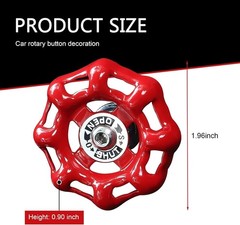 Push Start Button Cover, Metal Car Rotary Knob Decor, Auto One Click Start Decor