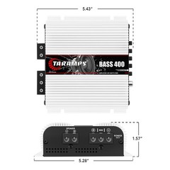 [US SELLER] Taramps BASS 400 Amplifier 2 Ohms Amp Compact Car Audio Power