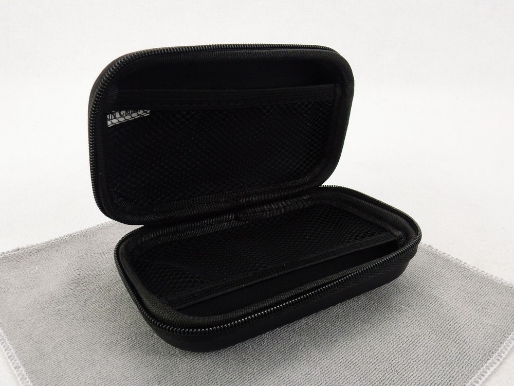 Black Zippered Storage Case, Mesh Pouches, 5″x3″, IT/Tech, First Aid, Cosmetics