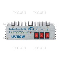 BJ-UV50W 1PCS Dual Band Duplex Walkie Talkie Linear Amplifier 136-174/400-470MHz