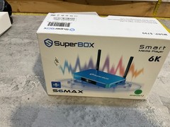 SuperBox S6 Max Android TV Box 4K Smart Media Stream Time Shift Voice Remote