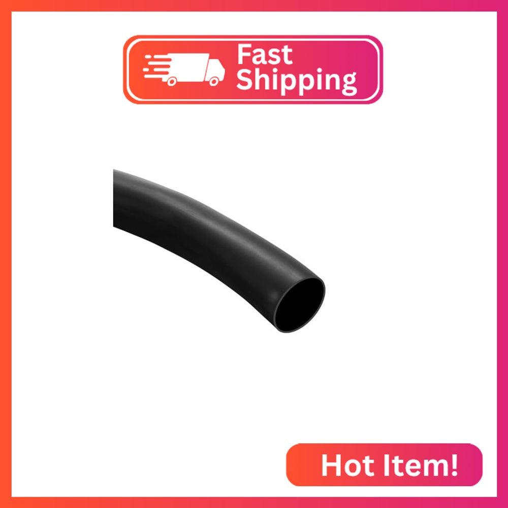 uxcell Black PVC Tube Wire Harness Tubing, 20mm ID 10ft Sleeve for Wire Sheathin