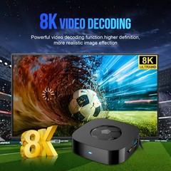 T1 Ultra TV Box 8K Android 16 8GB RAM 128GB WiFi 6 Smart Media Player 2026