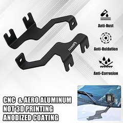 Ditch Light Mounting Brackets Kit, Upper Hood Hinge For Ford F150 2004-2014