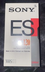 Sony ES T-120 Repeated Taping Up To 6 Hours Recording VHS NEW SEALED Lot Of 4