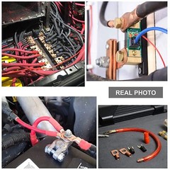 10/20/30Pcs Battery Copper Wire Lugs Welding Ring Terminal Cable Ends Connectors