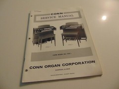 Conn Organ Caper 281 Type 1 Style 1/2 Service Repair Shop Manual Schematics