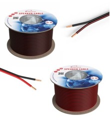 Speaker Cable Audio Wire Bulk In Wall CL3 Rated 12AWG 14AWG 16AWG 18AWG LOT