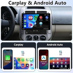 9″ Single 1DIN Rotatable Car Stereo MP5 Radio CarPlay Android auto Head Unit FM