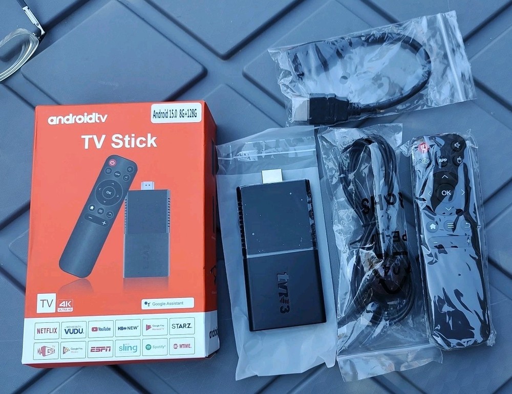 androidtv TV Stick Dongle 4K Ultra HD Android 15.0 8G+128G Google Assistant HDMI