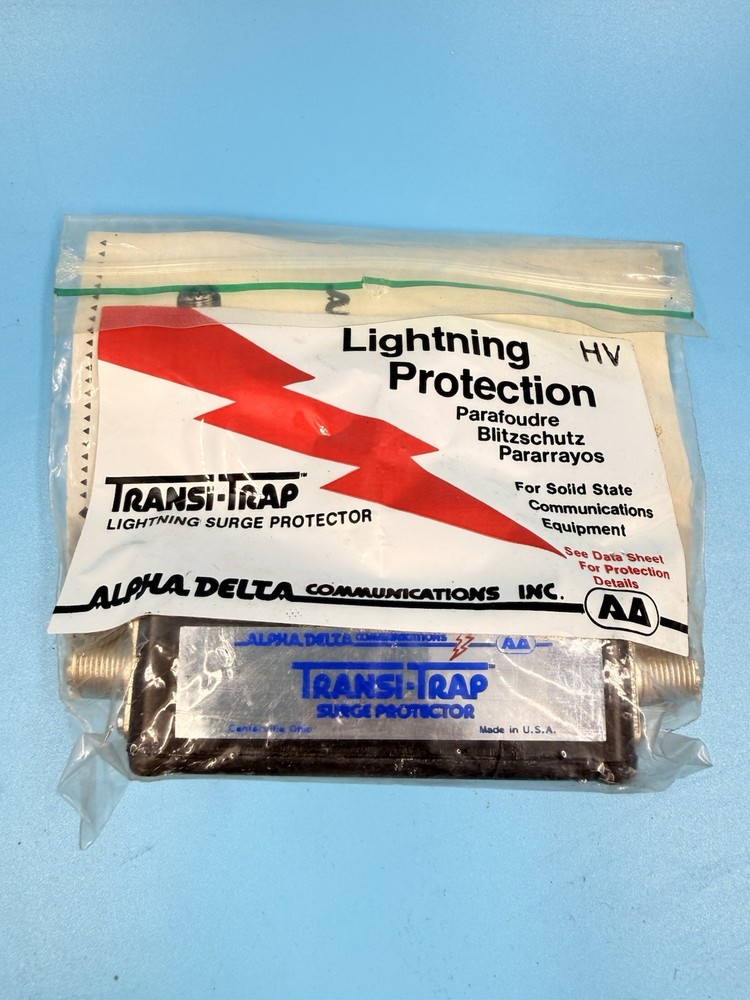 Alpha Delta TRANSI-TRAP Lightning Surge Protector Made in the U.S.A