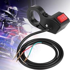 22mm 7/8in Motorcycle Handlebar Switch, Electric 3 Speed Handlebar Module Switch