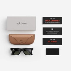 RAY-BAN META WAYFARER (REFURBISHED) MATTE BLACK, TRANSITIONS, GEN S G15, LARGE