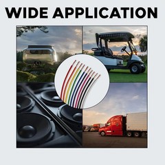 14 Gauge Automotive Primary Wire (50Ft Each – 6 Color Bundle Set) Durable Primar
