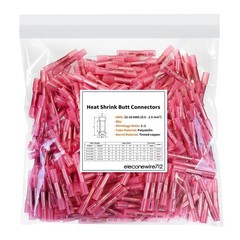 Heat Shrink Butt Splice Wire Connector Insulated Waterproof Crimp Terminals kits