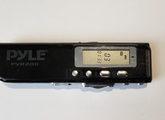 Pyle 4GB PVR200 272 hour Digital Voice Recorder W/USB Cable to PC- WORKS!