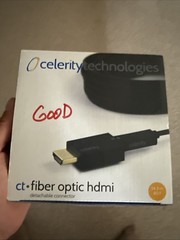 Celerity Fiber Optic With Detachable HDMI Connector 80ft 4K@60Hz Plenum DFO-80P