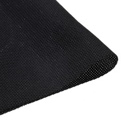 Black Speaker Mesh Grill Stereo Fabric Dustproof 50cm x 150cm 20″ x 59″