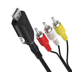 USB 2.0 VHS To DVD Converter Video Capture USB2.0 to RCA Adapter Cable