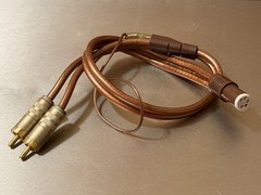 Audio Craft XRR-50 Low Resistance Phono Cable / 50cm