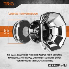 2x PRV Audio 2″ Driver D3220Ph-Nd Midrange 600 Watt Neodymium Phenolic PRO Audio