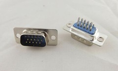 10x VGA Male Plug Socket DB15 15-Pin D-SUB 3 Rows Solder Type Connector Adapter
