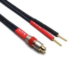 RCA to 2mm Pin Banana Plug Adapter 6 inches 2mm Pin Banana Plugs to Female RC…
