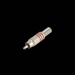20Pcs RCA Stereo Male Connector Plug with Spring Coax Audio Solder Adapter USA