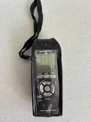 Working Olympus DS-30 Digital Voice Recorder With Protective Cover Needs Battery