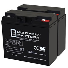 Mighty Max 12V 18AH SLA INT Replacement Battery for JNC100, JNC110 – 2 Pack