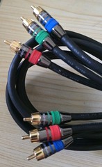 Monoprice Component RGB Video RCA Cable 6 Feet | 18 AWG CL2 Premium 75 OHM Rated