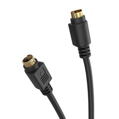 S-Video Cable Mini-Din 4 Pin SVHS Cord VCR SVIDEO Wire 3 6 12 25 75 Feet FT Lot