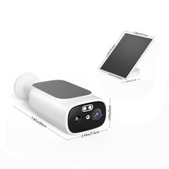 SolarCam 2K Wireless Outdoor Security Camera – Solar-Powered No Monthly Fees