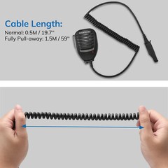 Baofeng Waterproof Shoulder Speaker Mic for UV-9G GT-3WP BF-9700 UV-9R UV-82WP