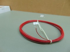 25 feet Vintage 26 AWG Silver plated copper Kapton PTFE Wire Red 19 strand SPC