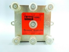 6 output Cable TV Splitter Coaxial RG6 6 way Coax HD rated CATV HDTV (QTY 1)