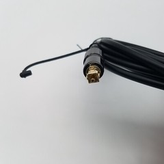 Lot of 2 Fospower Mini Toslink to Toslink S/PDIF Fiber Optic Audio Cables 10ft