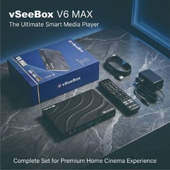 vSeeBox V6 Max Upgraded 8K HDR Android 14 TV Box 4GB 64GB WiFi6 Bluetooth 5.0