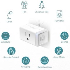TP-Link Kasa HS103P3 Smart WiFi Plug Alexa Google Home Outlet 15A White 3 Pack