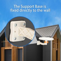 Durable 150 Miles 360° Omni-directional Amplified TV Antenna Digital HDTV Video