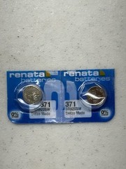 2 PACK RENATA 371 SR920SW SILVER 1.55V EXP 1/2027 FRESH FREE SHIPPING USA