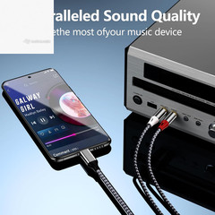 USB C to 2 RCA Audio Cable Type C Male to 2 Male RCA Stereo Adapter Y Splitter
