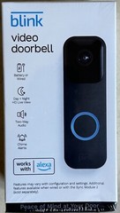 Blink Video Doorbell Camera Wired / Wireless Two Way Audio HD video & Alexa